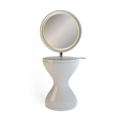 Tocador mural Miss Beauty Wall Big White - vista frontal